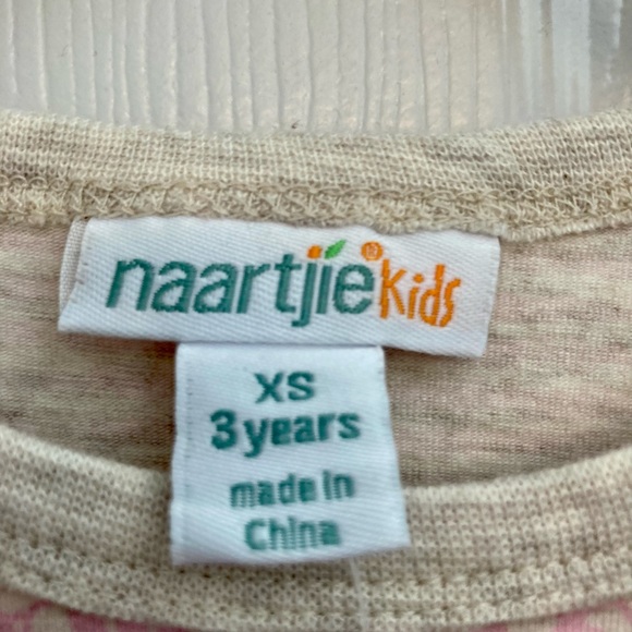 Naartjie 3 Years Tunic - Oatmeal Pink - Picture 3 of 4